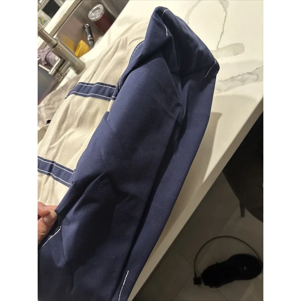 ll bean tote large zip Navy Blue